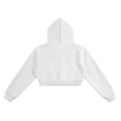 Over It- Cropped Hoodie
