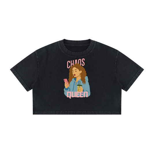 Chaos Queen-Crop Top
