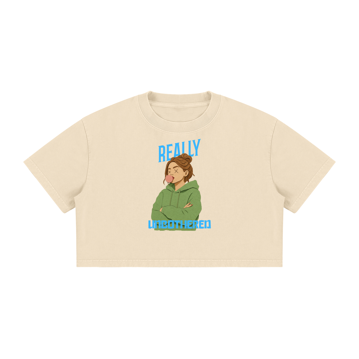 Really Unbothered-Crop Top