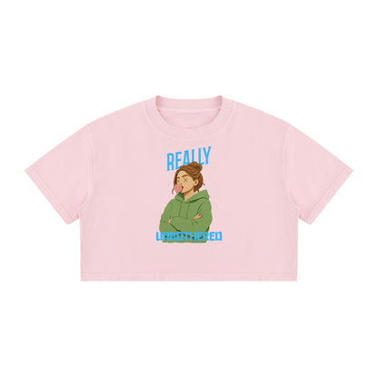 Really Unbothered-Crop Top